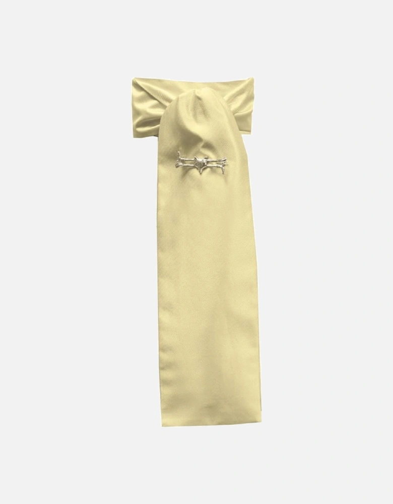 Self Tie Plain Cream