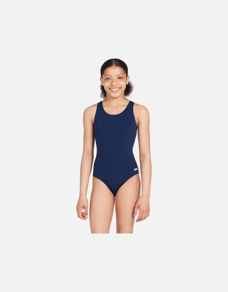 Girls Ecolast+ Cottesloe Sportsback Swimsuit - Navy