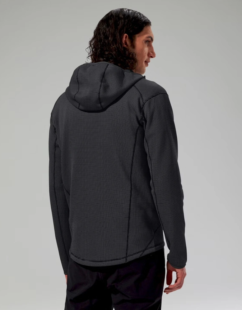 Men's Pravitale Mountain 2.0 Hooded Fleece Jacket Dark Grey/Black