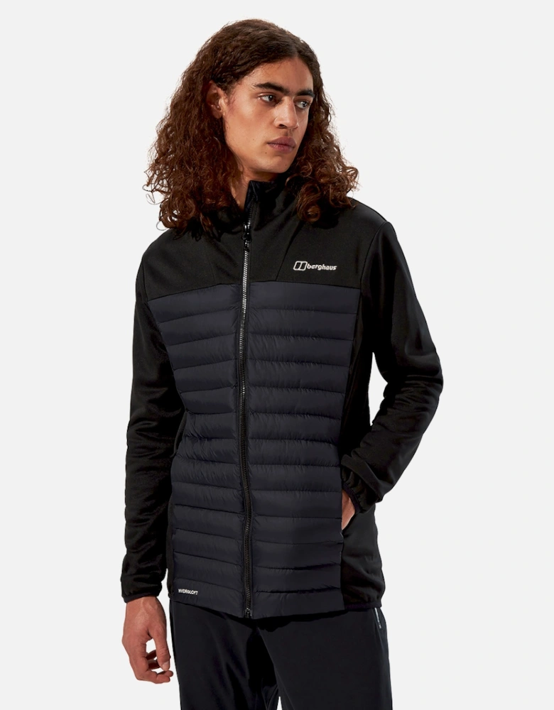 Men's Vaskye Hooded Hybrid Jacket Black/Black