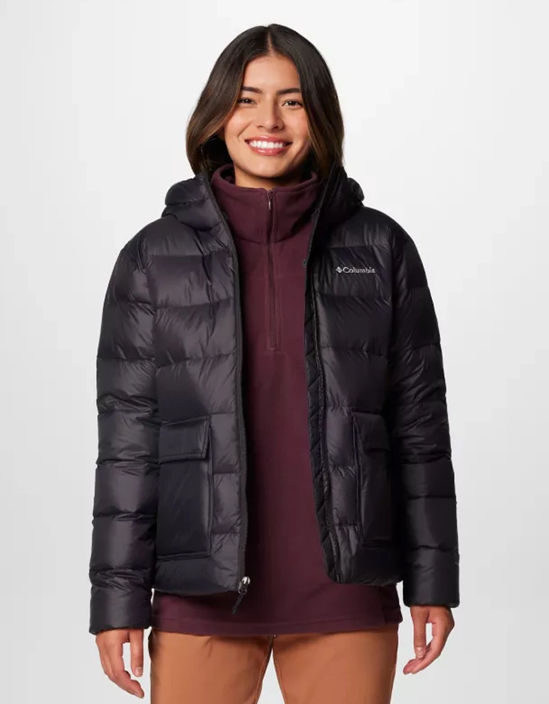 Women's Harmony Falls™ Hooded Down Jacket Black