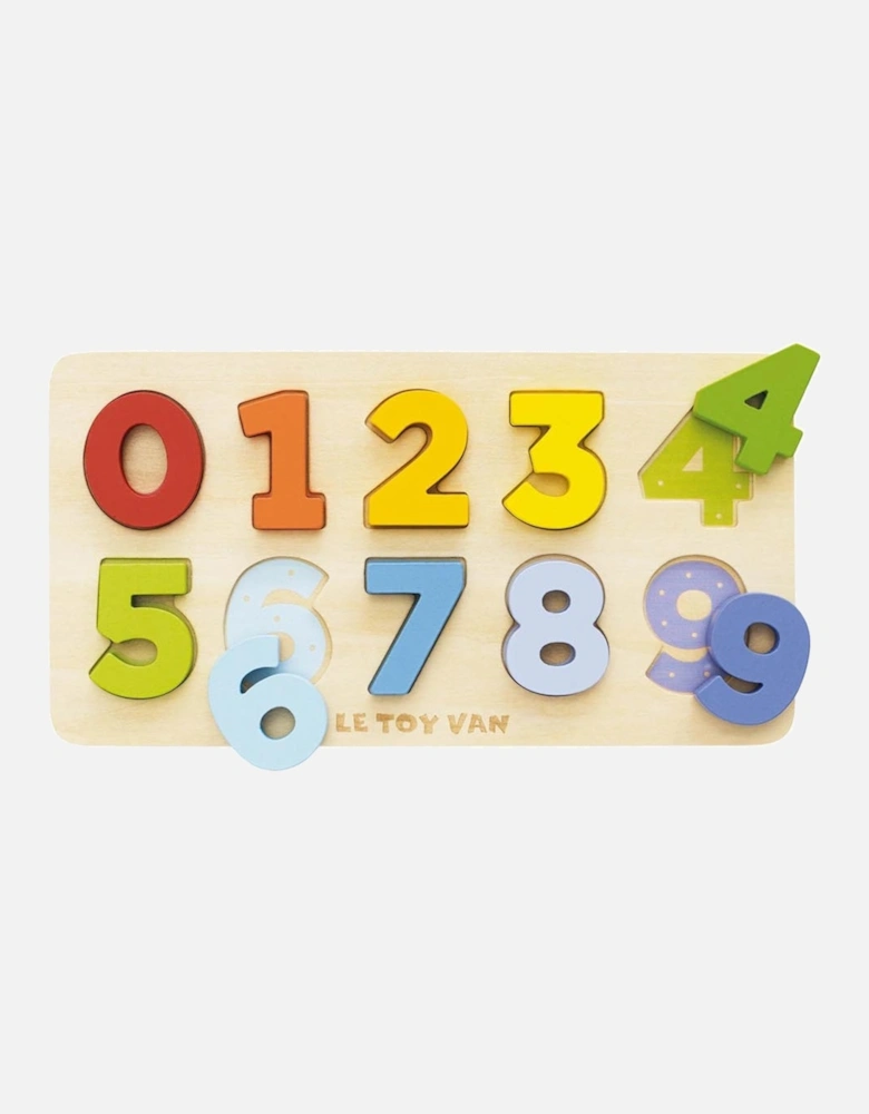 Counting Wooden Numbers Shape Sorter