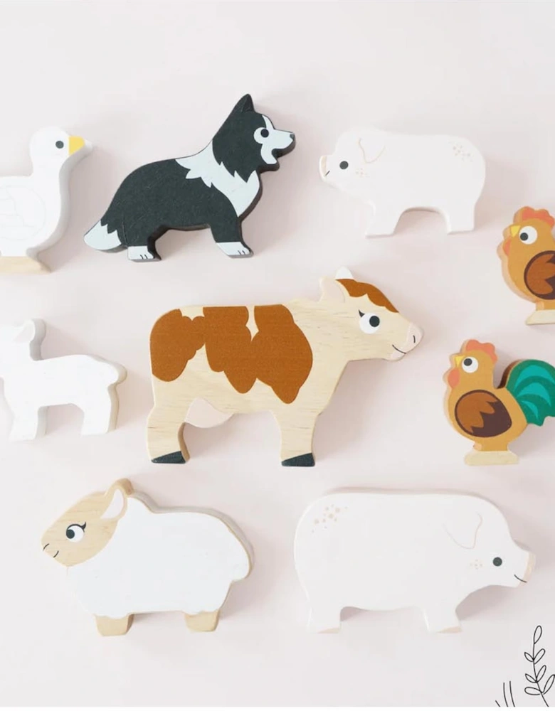 Farmyard Stacking Animals & Bag