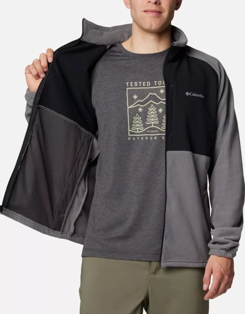 Men's Sage Peak™ Full Zip Fleece City Grey/Black