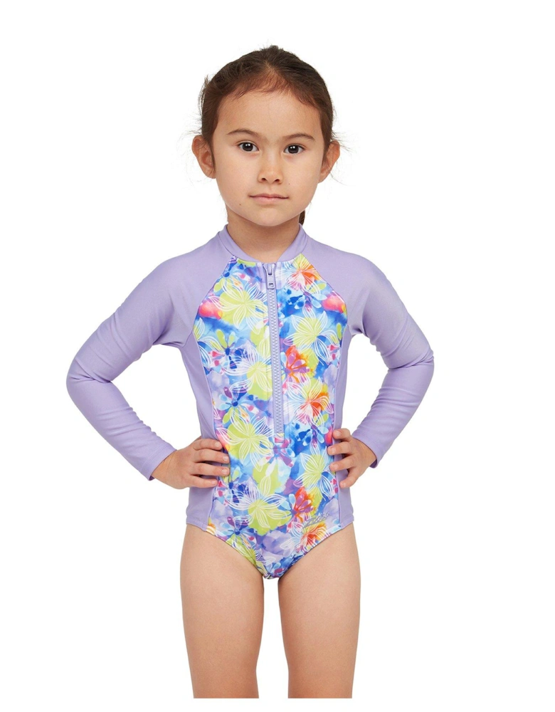 Girls Ecolast Gala Paddle Suit - Purple