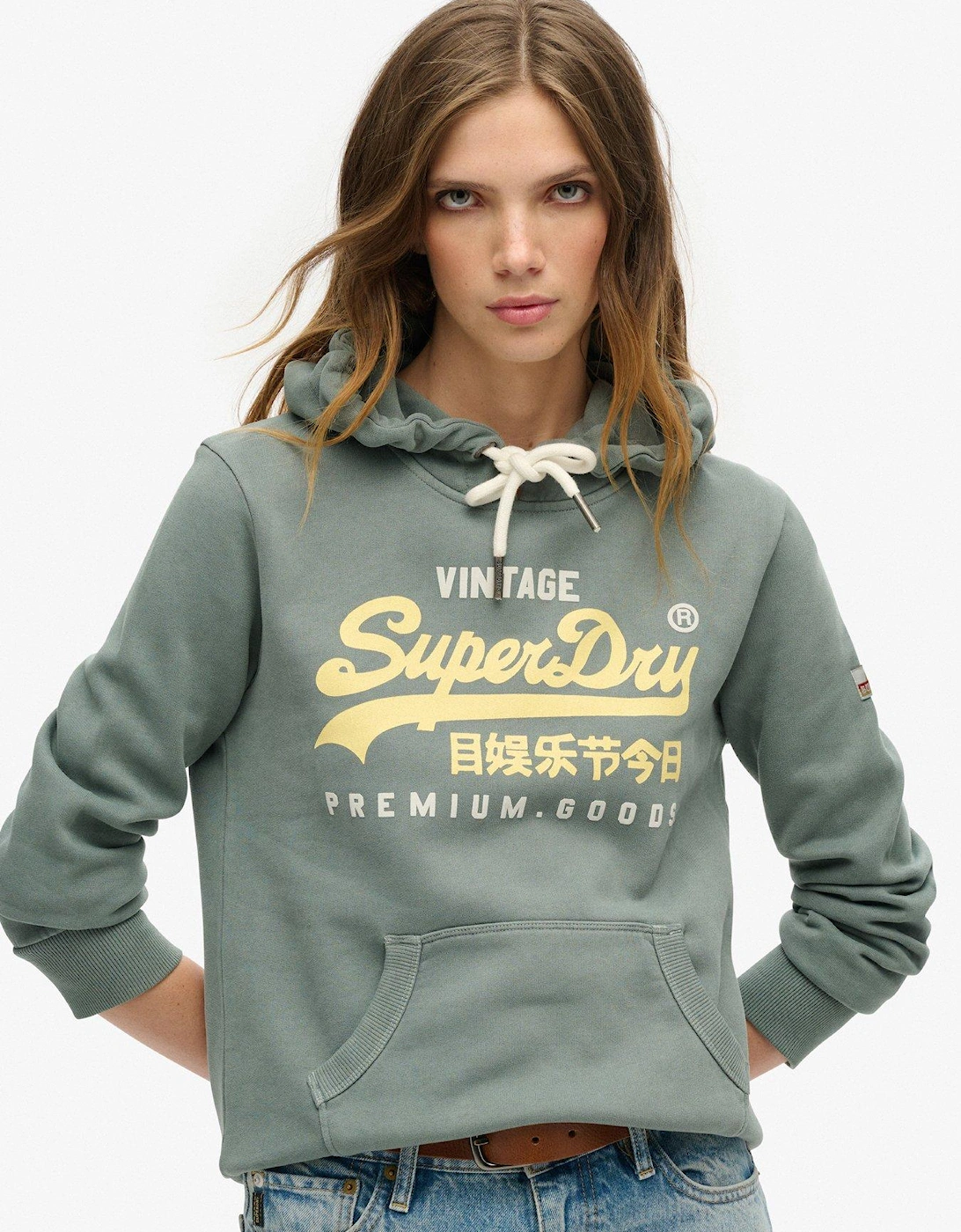 Puff Print Vl Graphic Hoodie - Green, 7 of 6