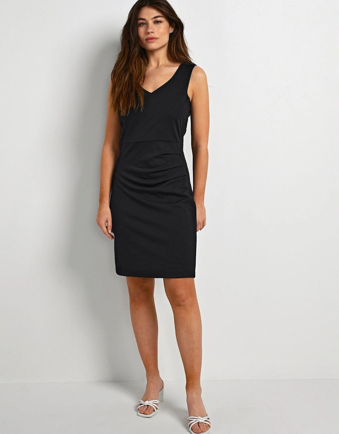 Sara Sleeveless Bodycon Dress - Black, 2 of 1
