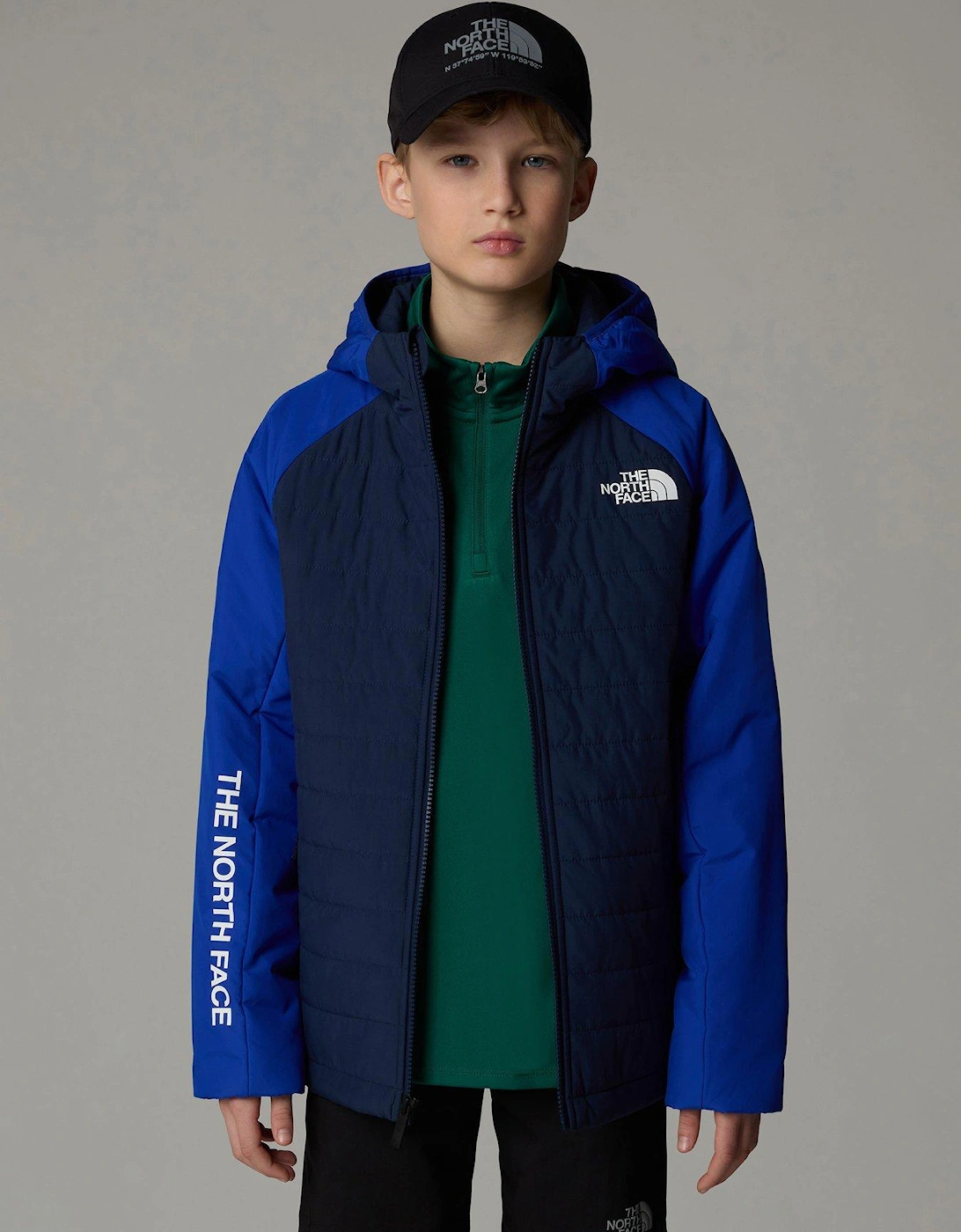 Junior Boys Never Stop Synthetic Jacket - Blue