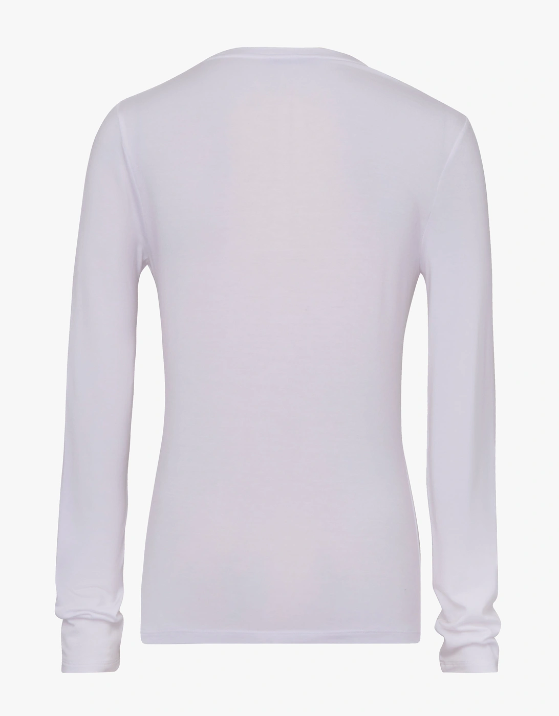 Billie Classic Cotton Long Sleeve T-Shirt in White