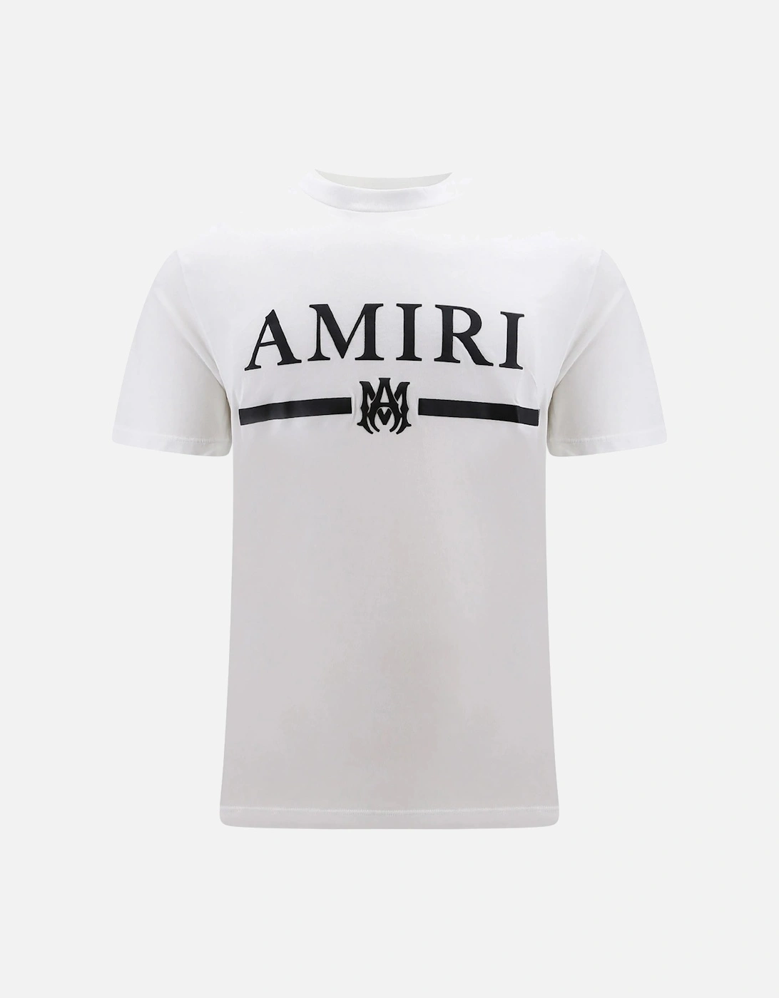 Black MA Bar Core Logo T-Shirt in White, 4 of 3