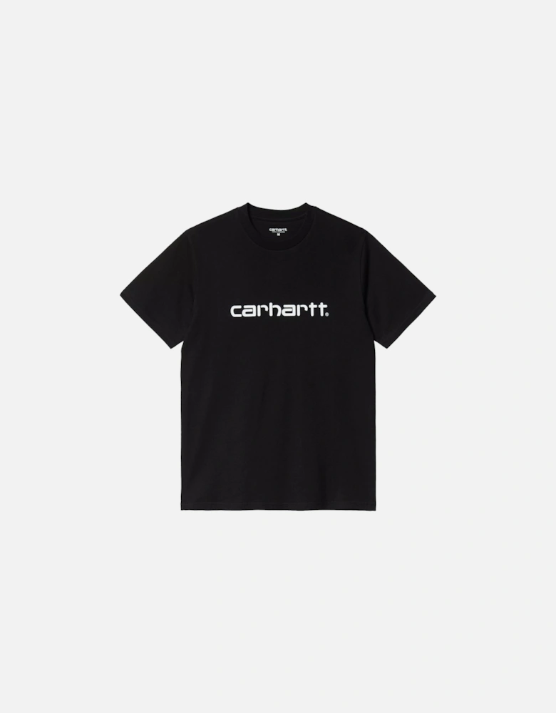 Script T-Shirt Black/White