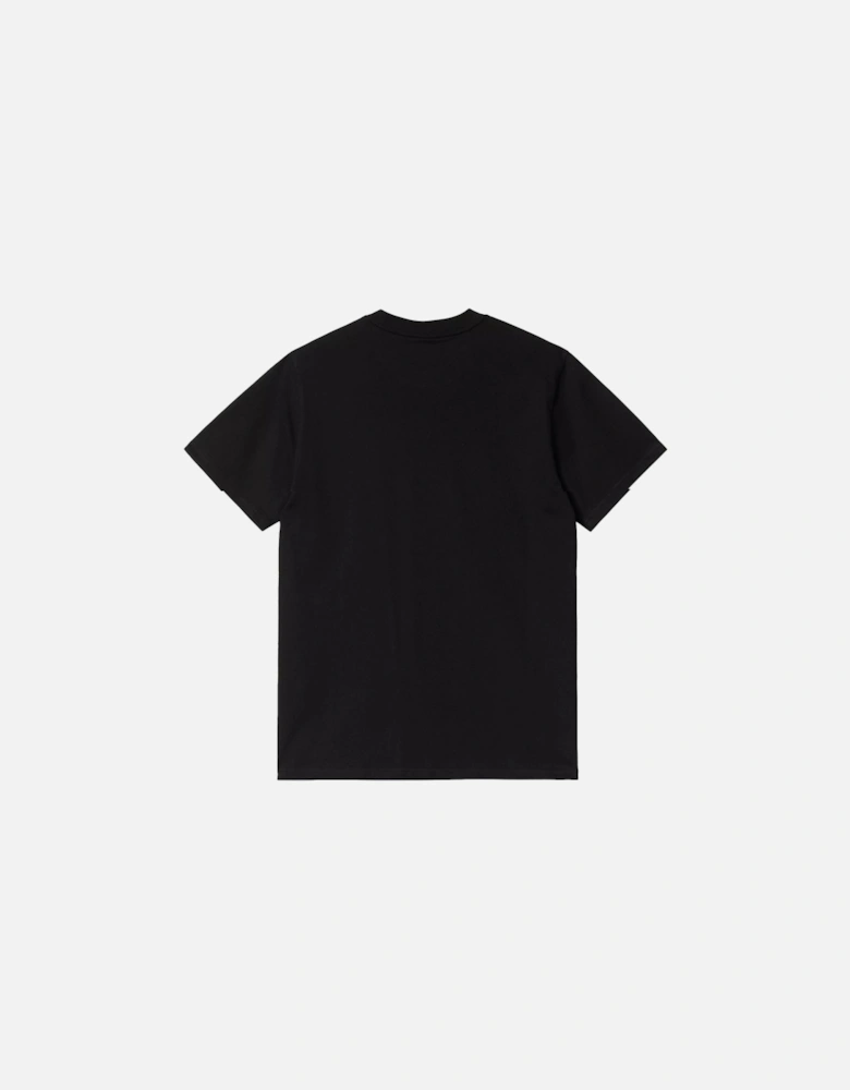 Script T-Shirt Black/White