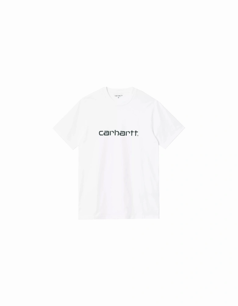 Script T-Shirt White/Black