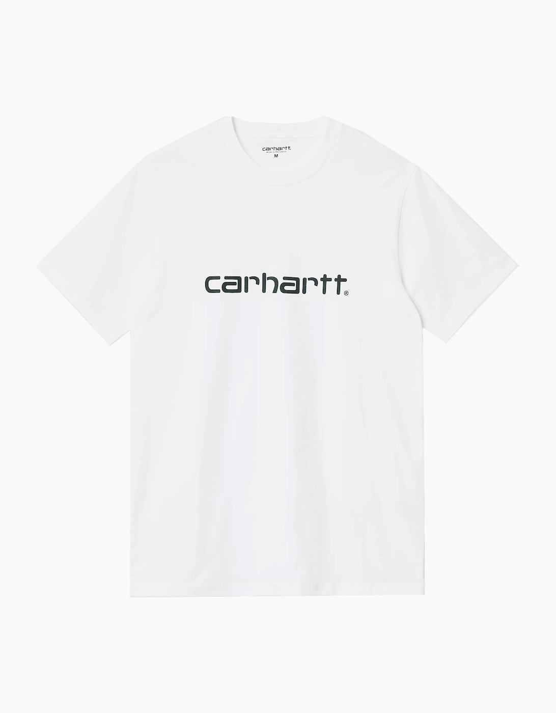 Men's Carhartt WIP Script T-Shirt White/Black - Size: 40