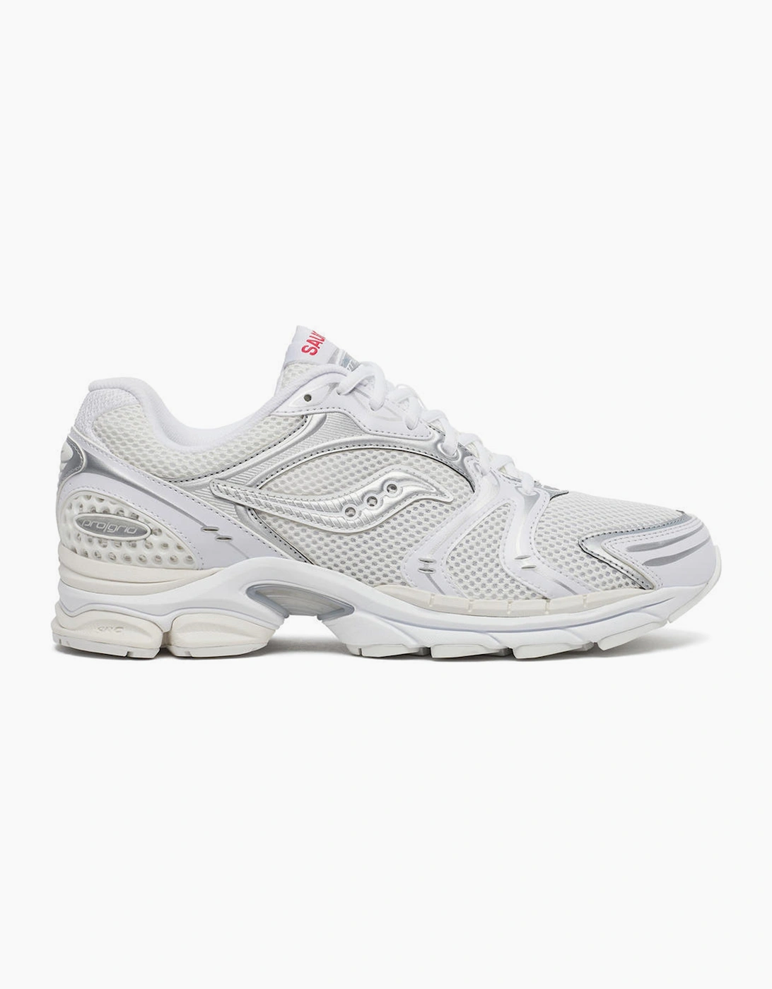 Men's Saucony Pro Grid Triumph 4 Trainers - White/Multi - Size: 11
