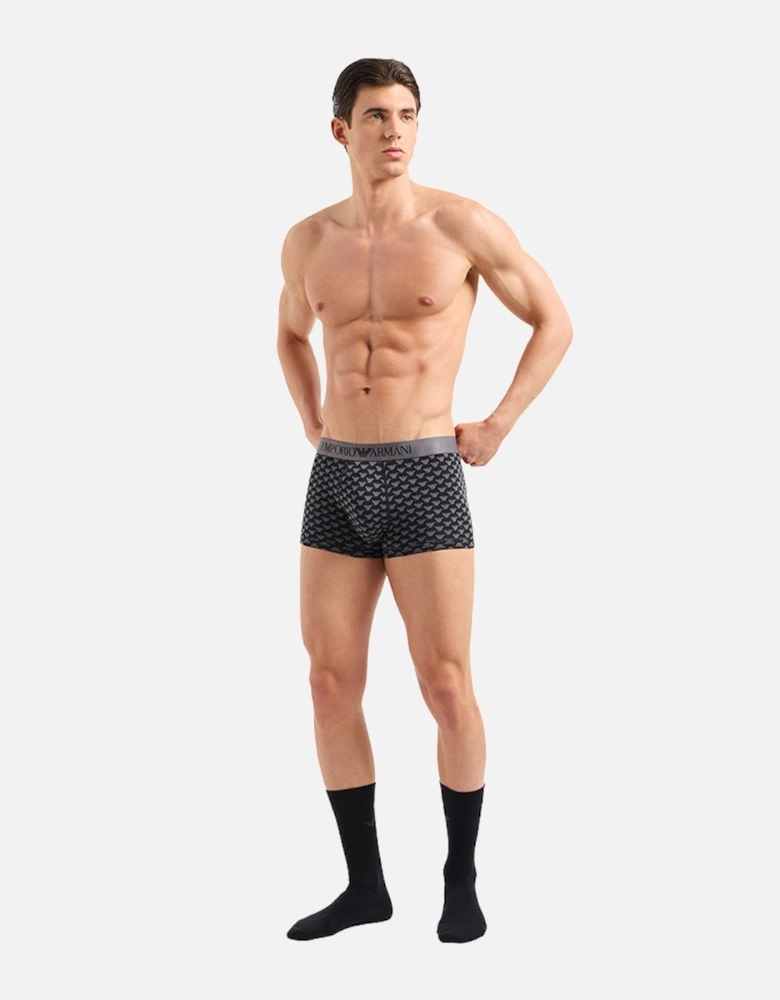 Eagles Logo Boxer Trunk & Socks Gift Set, Black