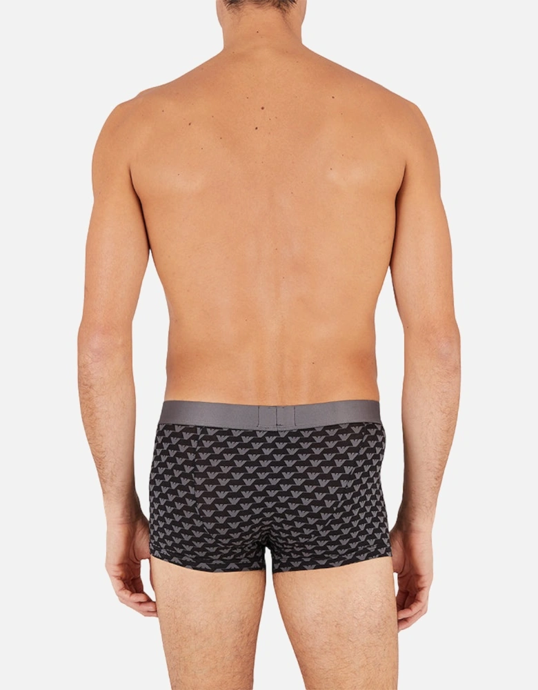 Eagles Logo Boxer Trunk & Socks Gift Set, Black