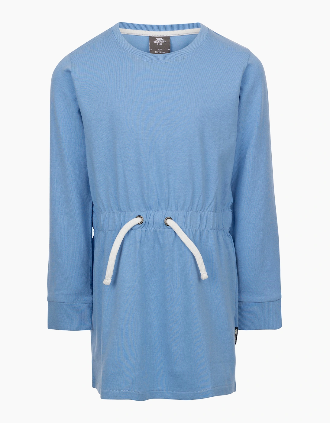 Trespass Girls Blue Junie Casual Dress - Size: 3 Years/4 Years Kids