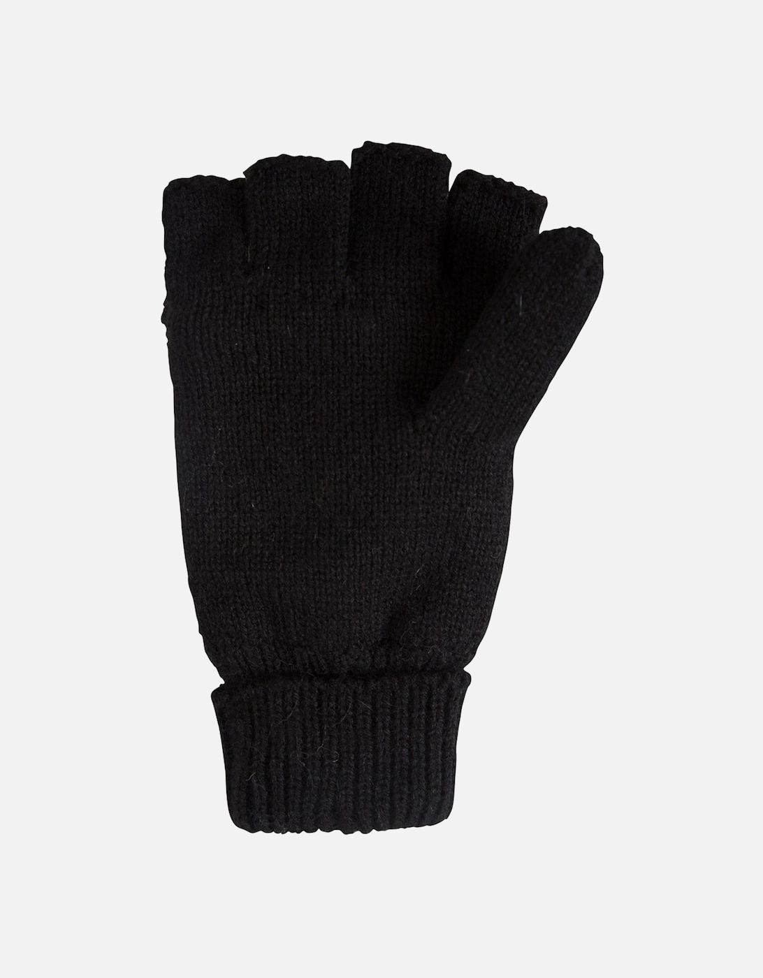 Womens/Ladies Fingerless Knitted Mittens