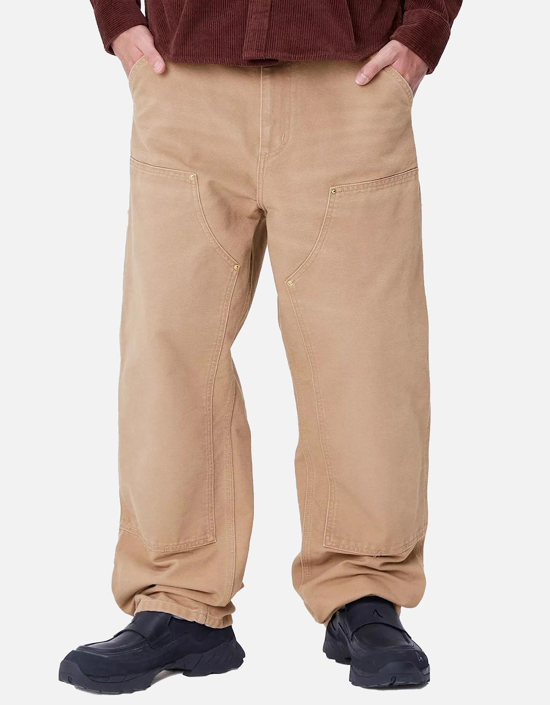 Double Knee Pant Peanut Aged Canvas