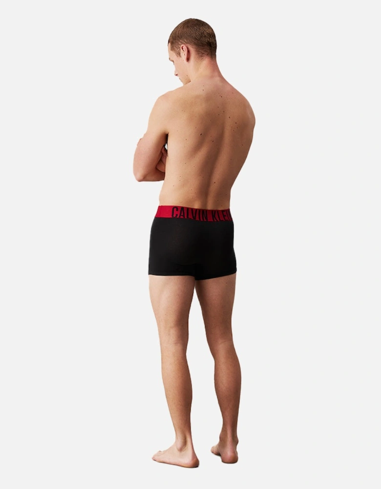 3-Pack Intense Power Boxer Trunks, Black/Red