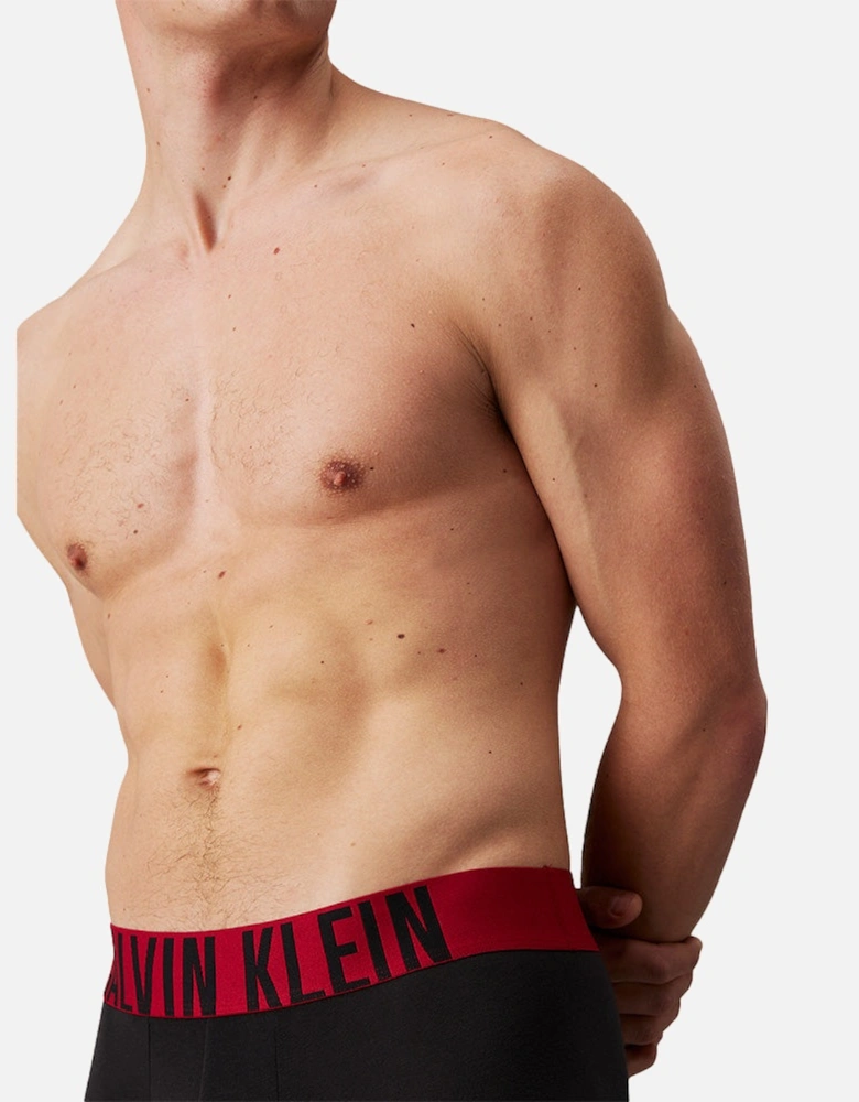 3-Pack Intense Power Boxer Trunks, Black/Red