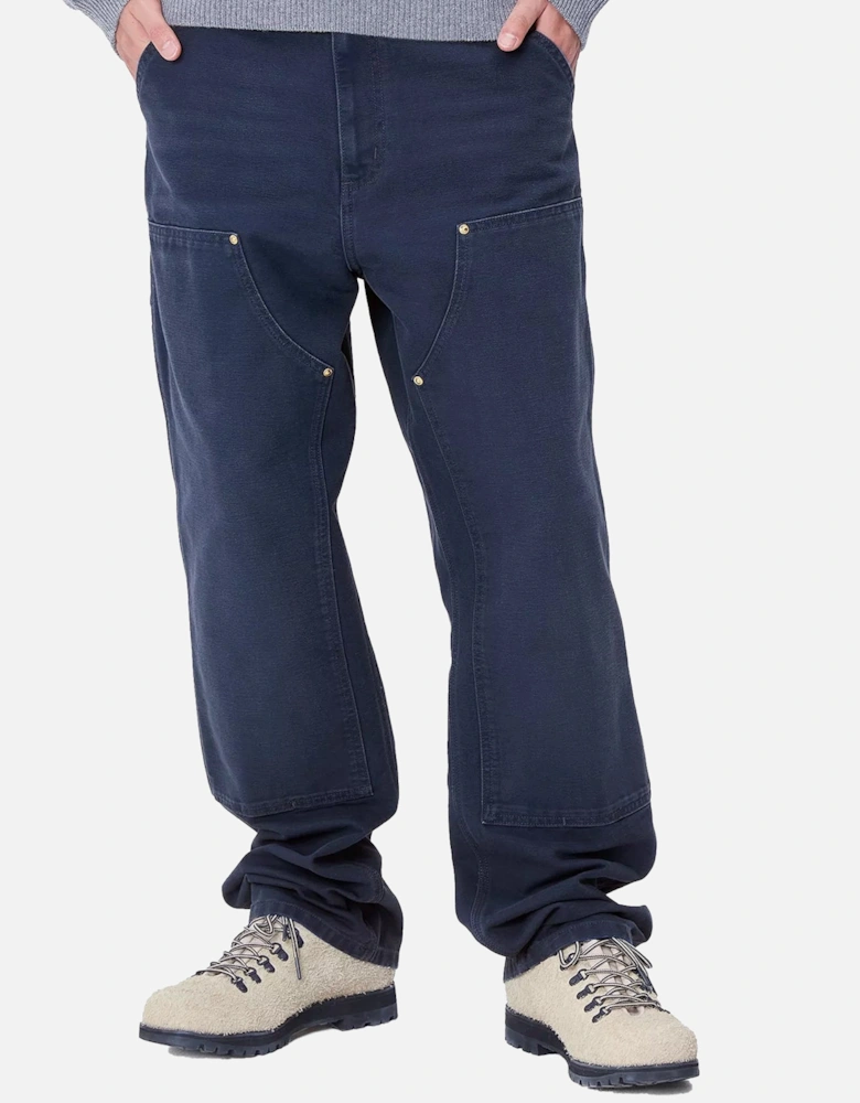 Double Knee Pant Air Force Blue Aged Canvas