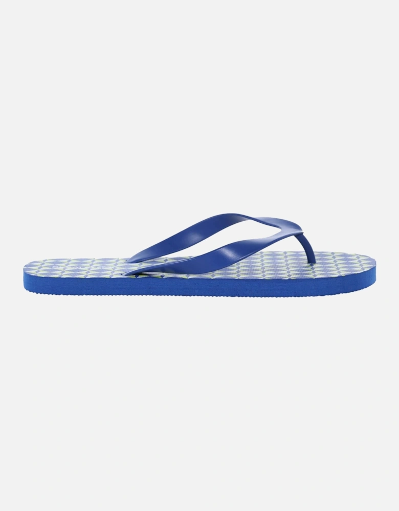 Mens Bali Geometric Flip Flops