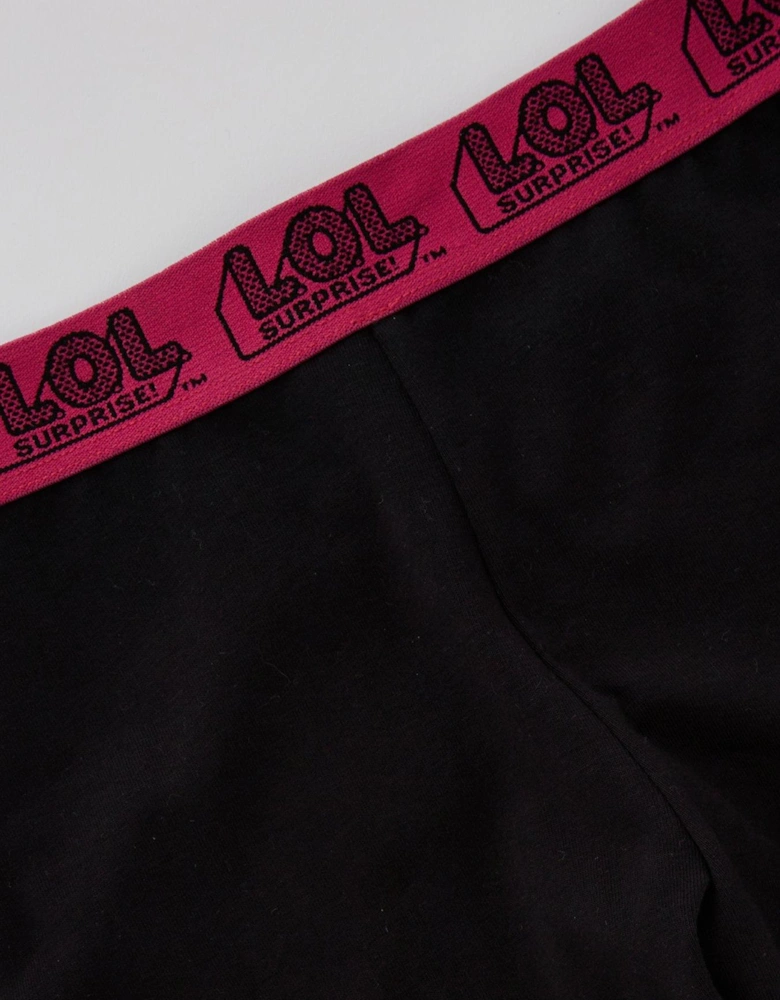 Lol Surprise Elastic Waist Leggings - Black