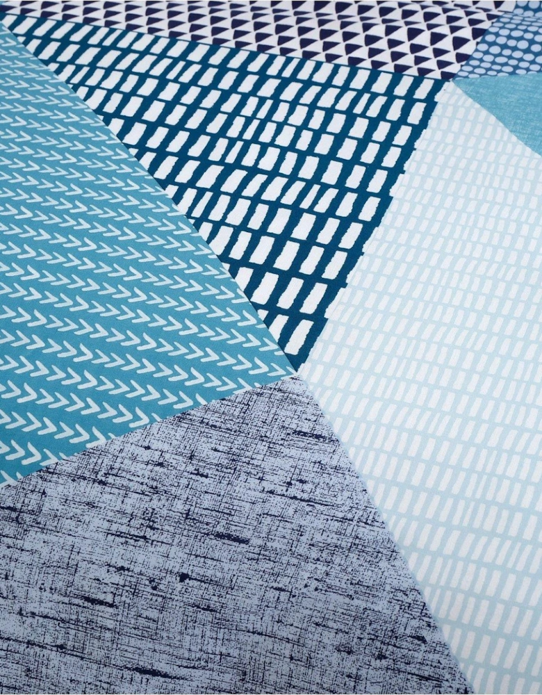 Larsson Geo Duvet Cover Set - Teal