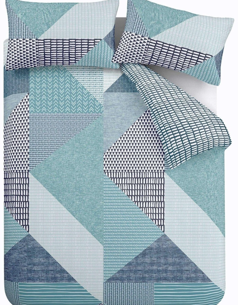 Larsson Geo Duvet Cover Set - Teal