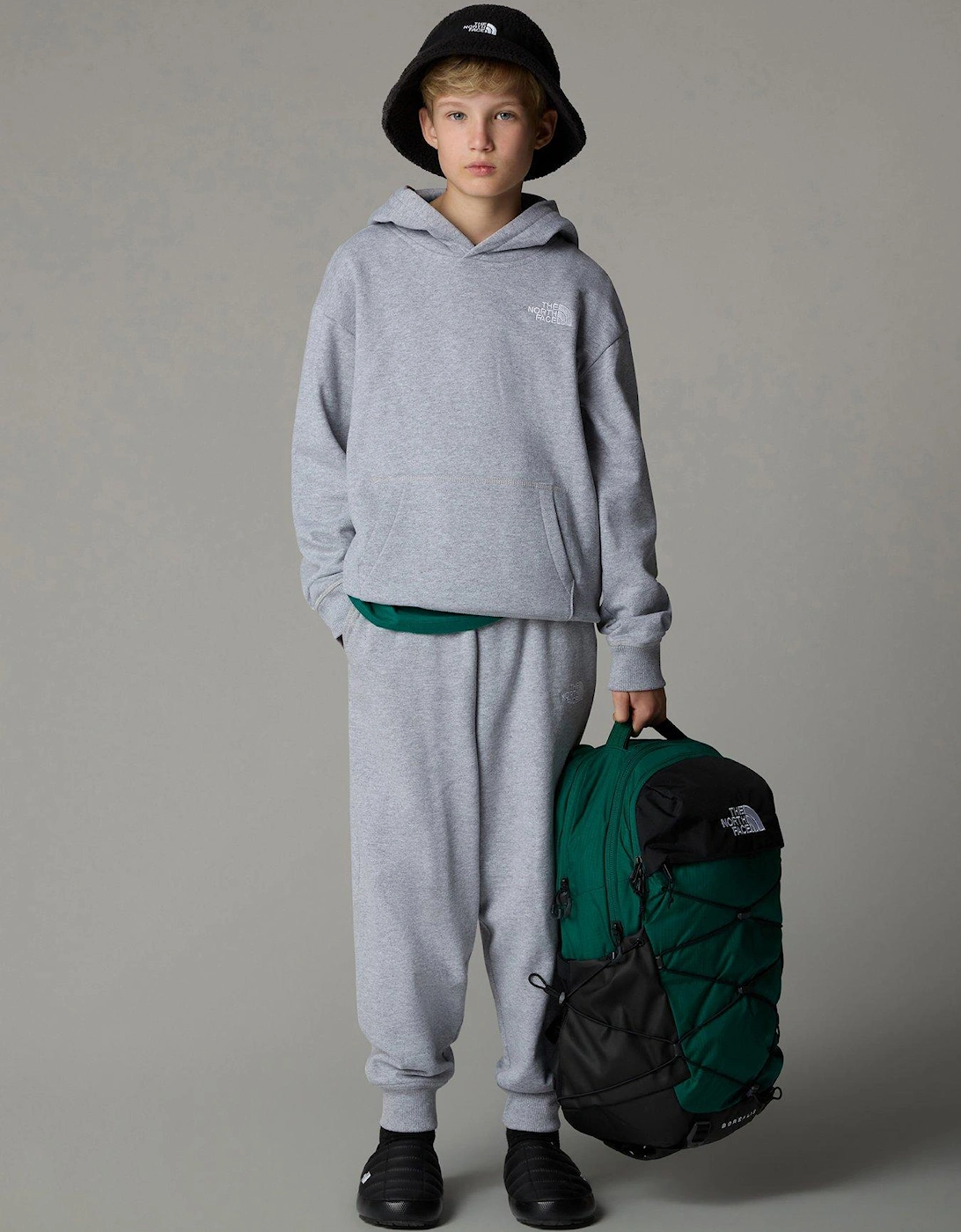 Juniors Essential Oversized Hoodie - Grey