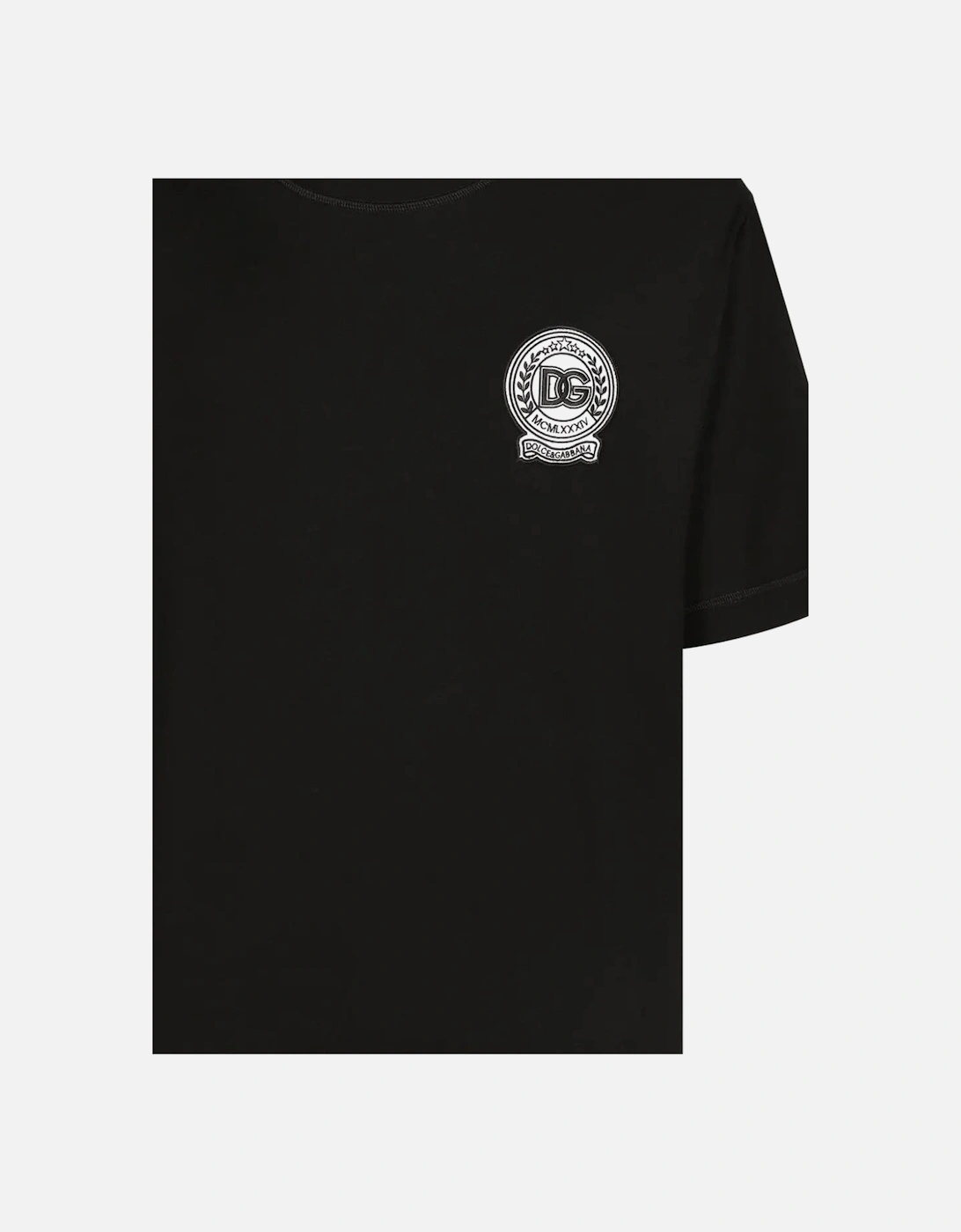 Crest Cotton T-shirt Black