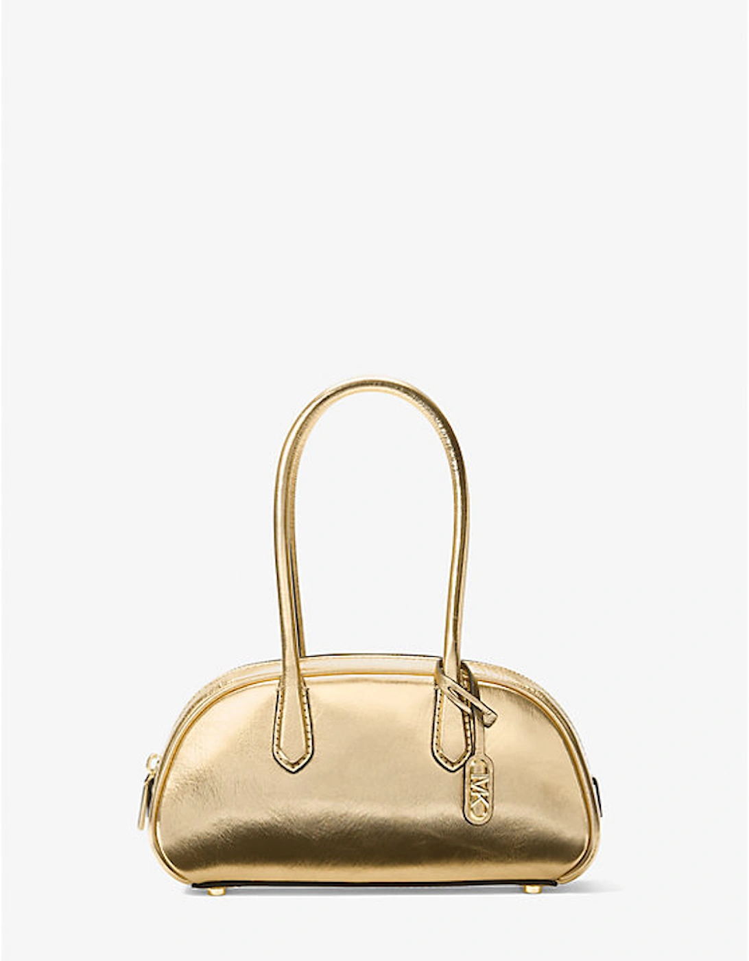 Lulu Small Metallic Leather Satchel, 4 of 3
