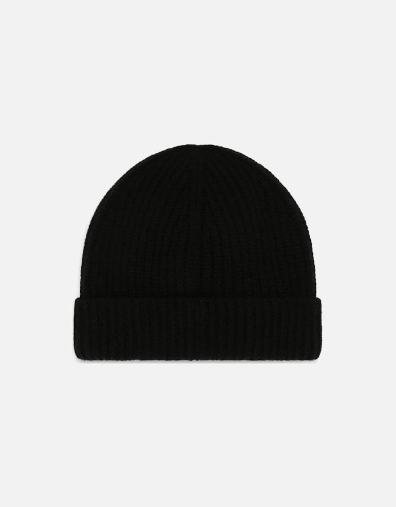 Branded Wool Hat Black