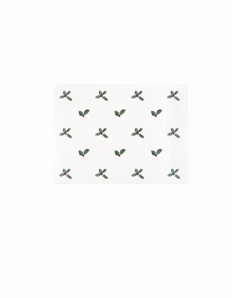 Holly & Berry Placements Set of 4