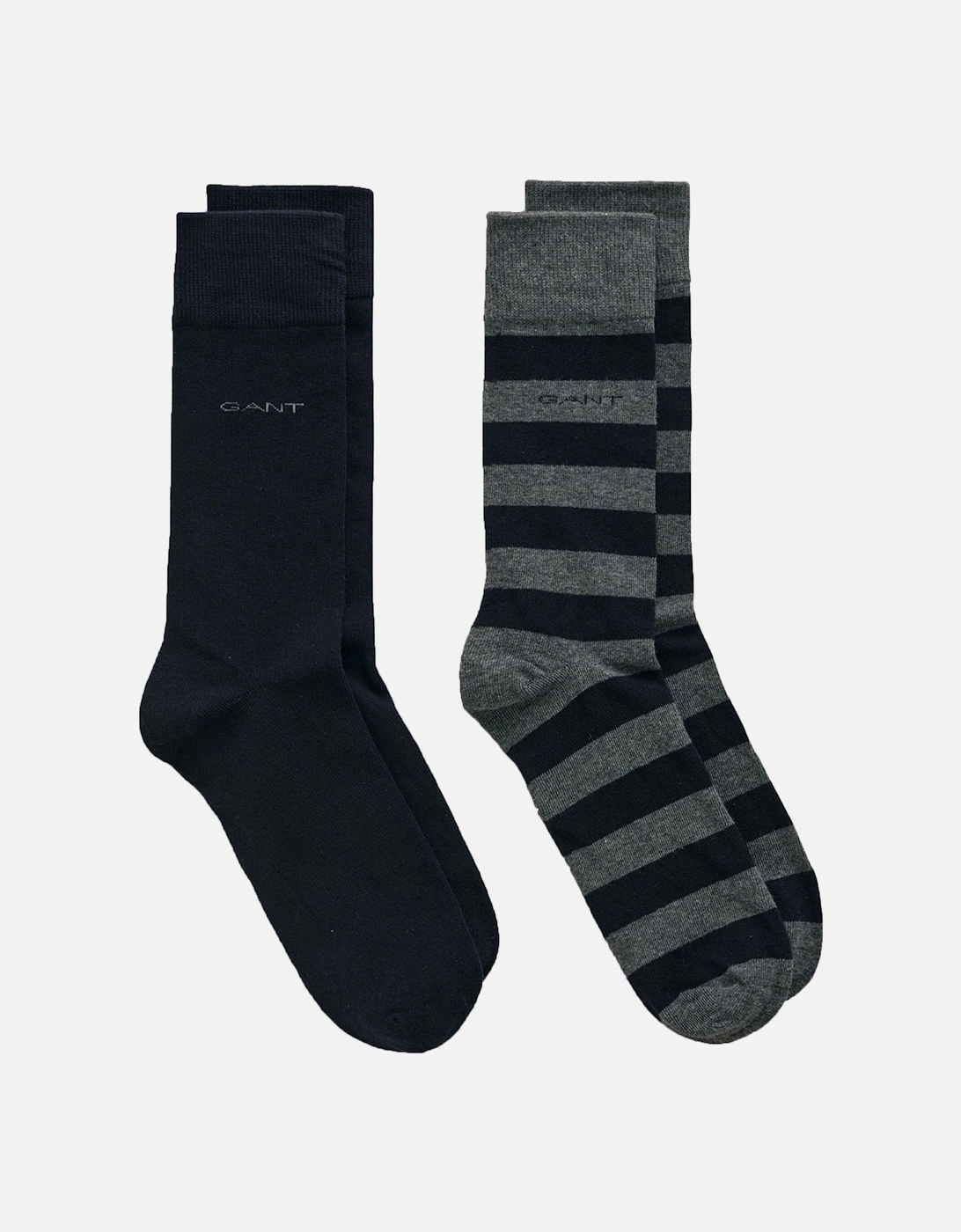 2 Pack Socks Charcoal Melange, 2 of 1