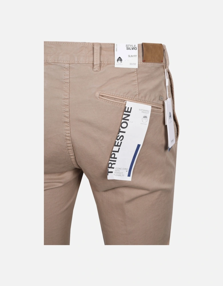 Silvio Slim Chino Stone