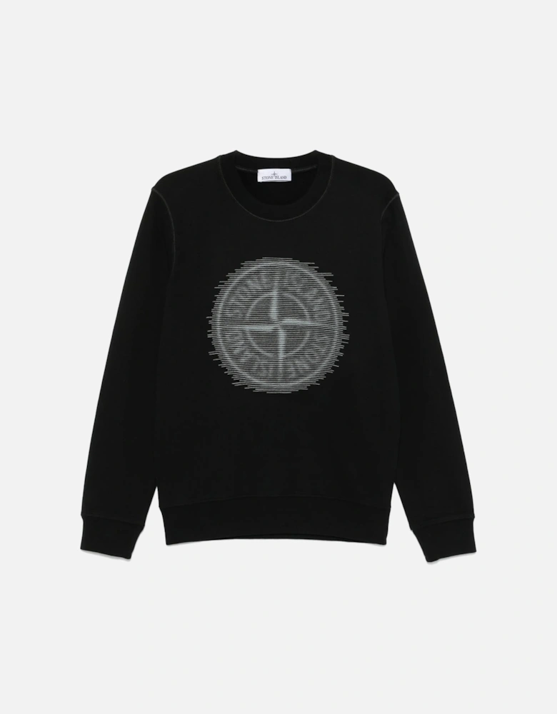 Compass Graphic Sweatshirt Black