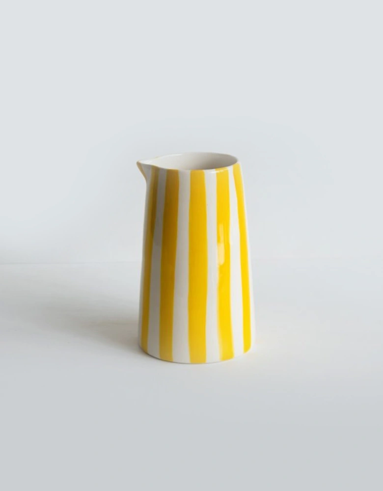 Large Jug Candy Stripe Tumeric