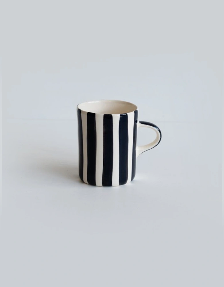 Demi Mug Candy Stripe Teal