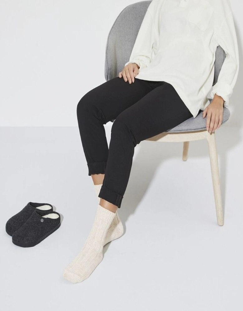 Women's Cotton Twist Sock Off White