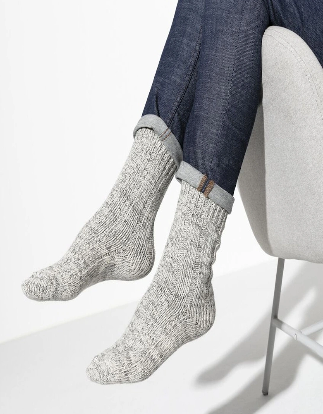 Women's Cotton Twist Sock Light Grey