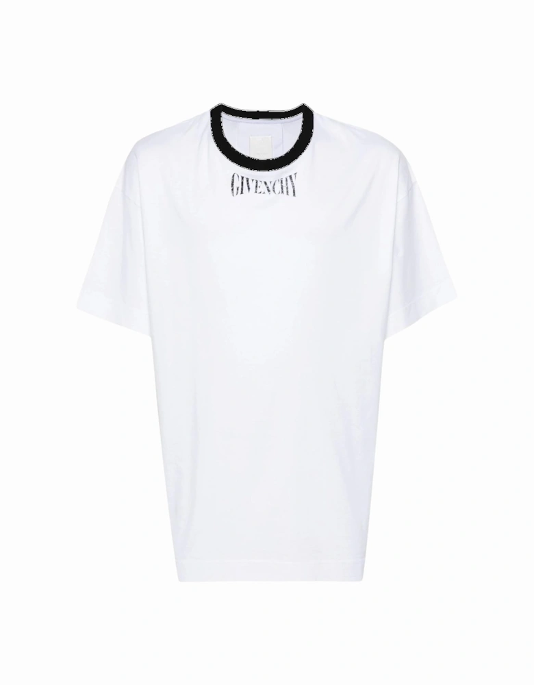 4G Logo Printed T-Shirt in White