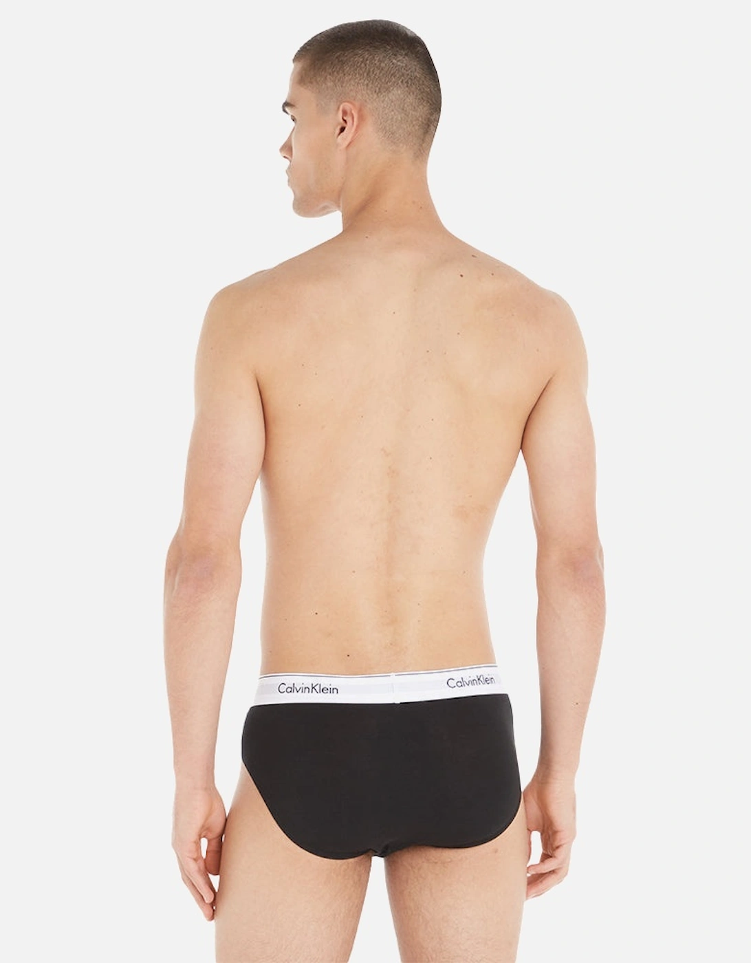 3-Pack Modern Cotton Briefs, Black