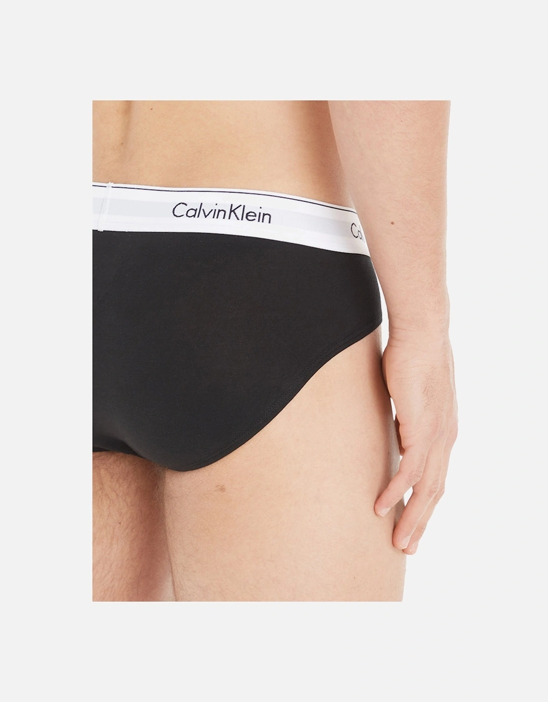 3-Pack Modern Cotton Briefs, Black