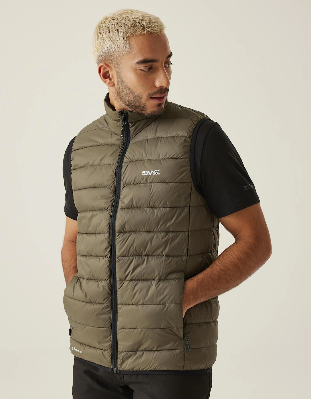 Mens Marizion Baffled Water Repellent Gilet, 2 of 1