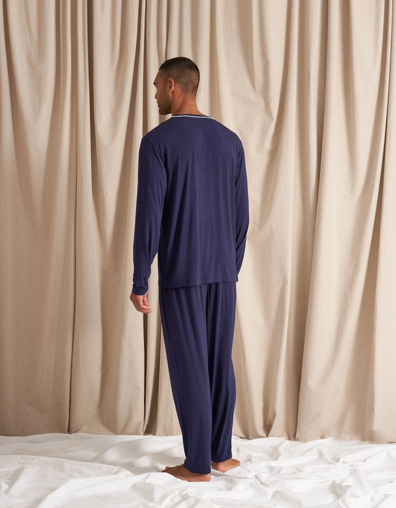 Mister You Bamboo Pyjama Set in Midnight