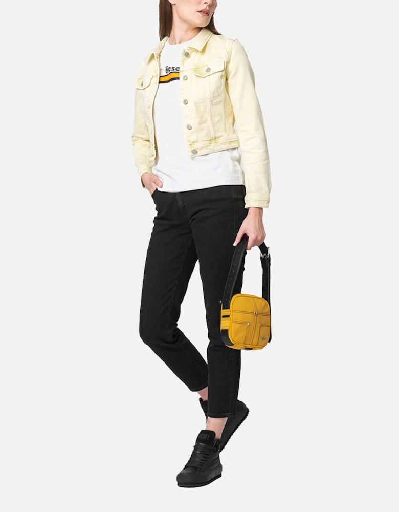 DE-SLIMMY 09C93 Womens Denim Jacket Ladies Winter Coat Cropped Jacket