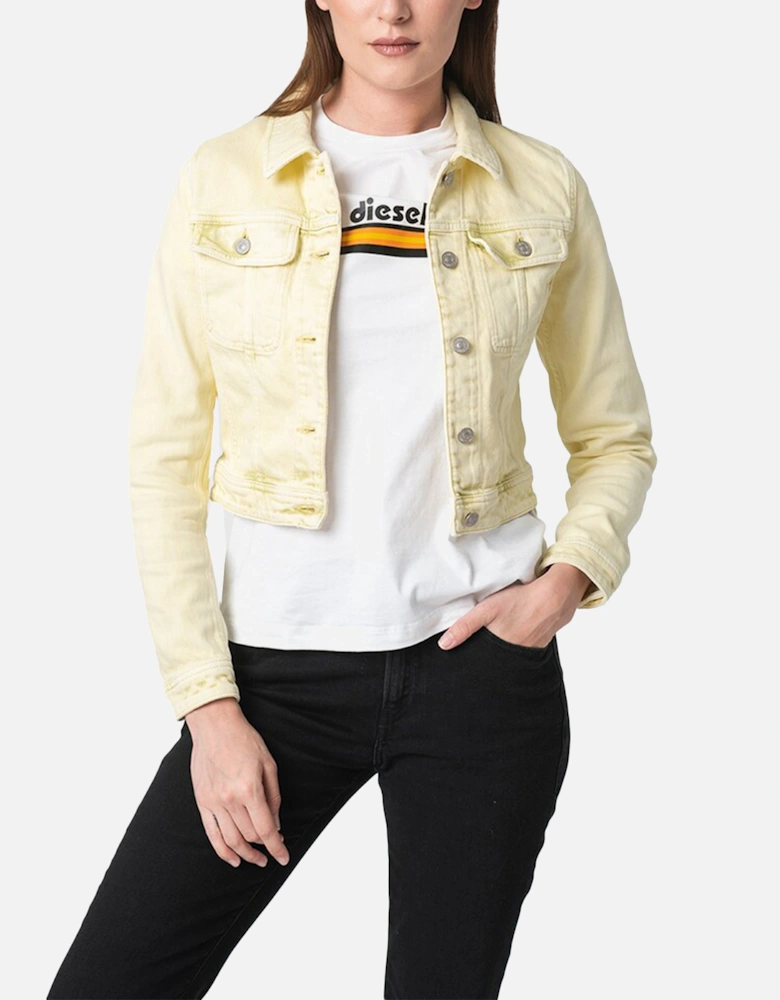DE-SLIMMY 09C93 Womens Denim Jacket Ladies Winter Coat Cropped Jacket